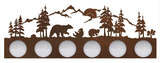 LST-7600 - Bear Family Six Light Fixture
