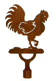 LSF-5042 - Rooster Finial