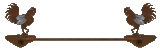 BA-8560 - Rooster Towel Bar Burnished