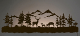 WA-9012 - Deer 42" Back Lite Wall Art