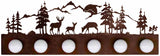 LST-7604 - Deer Family Six Light Fixture