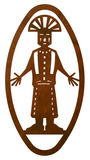 WA-72059 - Kachina #6 Oval Wall Vertical