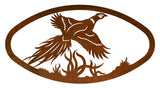WA-73064 - Pheasant Oval Wall Art Horizontal