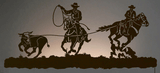 WA-9055 - Team Roper 42" Back Lite Wall Art