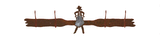 CH-5416 - Cowgirl Four Hook Burnished