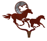 CHL-132 - Horse Burnished Large Single Coat Hook