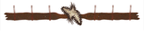 CH-5643 - Pine Cone Six Hook Burnished