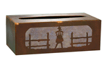 TC-9217 - Cowgirl Rectangle Tissue Cover