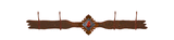 CH-4423 - Red Jasper Stone Four Hook