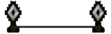 BA-8043 - Desert Diamond Towel Bar Burnished
