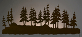 WA-9040 - Pine Forest 42" Back Lite Wall Art
