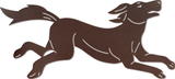 WA-4136 - Running Dog Wall Art 52"