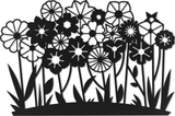 WA-4124 - Sun Flowers Wall Art 37"