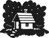 WA-4132 - Starry Cabin Wall Art 41"