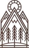 WA-4128 - Mountain Sun Abstract Wall Art 46"