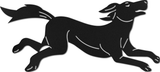 WA-4136 - Running Dog Wall Art 52"