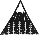 WA-4111 - Mountain and Pine Wall Art 36"