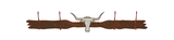 CH-5437 - Longhorn Four Hook Burnished