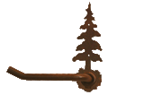 BA-8152 - Pine Tree Tissue Holder