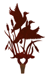 CHL-124 - Ducks in the Cattail Large Single Coat Hook