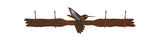 CH-5479 - Hummingbird Four Hook Burnished