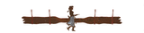 CH-5446 - Pistol Cowgirl Four Hook Burnished