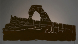 WA-9014 - Delicate Arch 42" Back Lite Wall Art