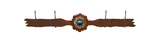 CH-4416 - Round Silver Pico Concho Four Hook