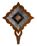 CHL-429 - Diamond Copper Concho Large Single Coat Hook