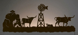 WA-9039 - Longhorn 42" Back Lite Wall Art