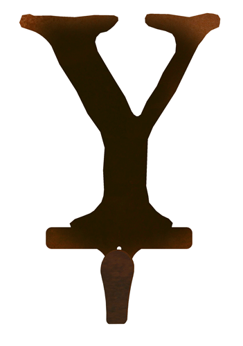 CHL-534 - Y Lodge Font Single Coat Hook