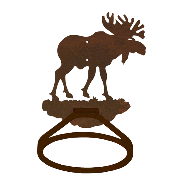 BA-8346 - Original Moose Towel Ring