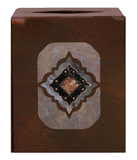 TC-9322 - Diamond Copper Square Tissue Cover