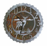 CL-5017 - Deer 12" Clock