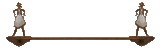 BA-8016 - Cowgirl Towel Bar Burnished