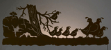 WA-9042 - Quail 42" Back Lite Wall Art