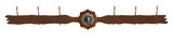 CH-4616 - Round Silver Pico Concho Six Hook