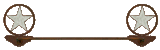 BA-8090 - Texas Star Towel Bar Burnished