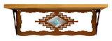 SW-6016 - Desert Diamond w/ Turquoise 20" Shelf