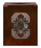TC-9279 - Burnished Stone W/Unakite Square Tissue Cover