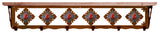 SW-5768 - Red Jasper Stone 42" Hook Shelf