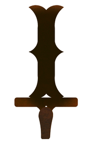 CHL-601 - 1 Western Font Single Coat Hook