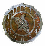 CL-5085 - Pine Cone 12" Clock