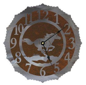 CL-5114 - Wild Horse 12" Clock