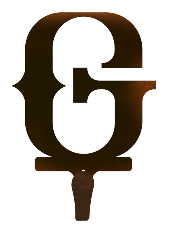 CHL-616 - G Western Font Single Coat Hook