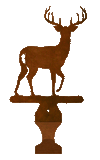 DR-4020 - Deer Small Drape Holder