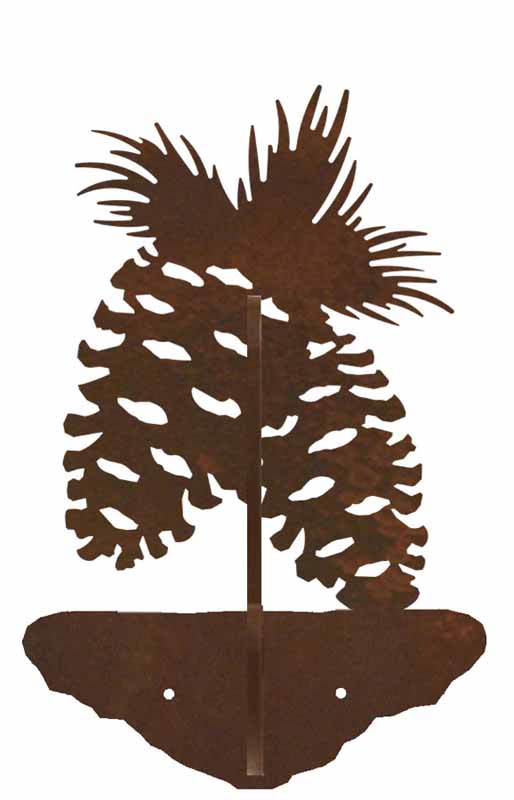CH-5262 - Pine Cone Double Coat Hook