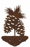 CH-5262 - Pine Cone Double Coat Hook