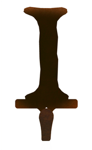 CHL-518 - I Lodge Font Single Coat Hook