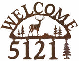 AS-3017 - White Tail Deer Address Sign